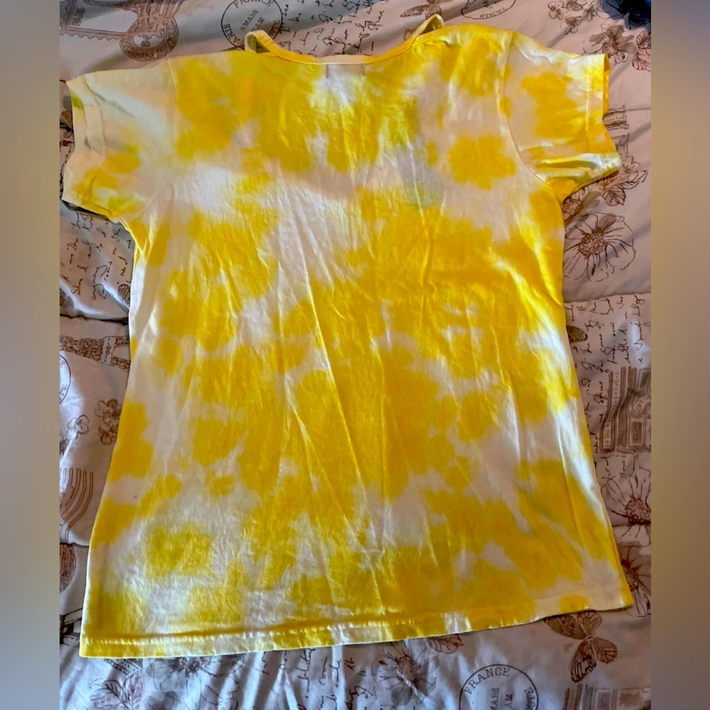 Yellow TieDye Ladies Top